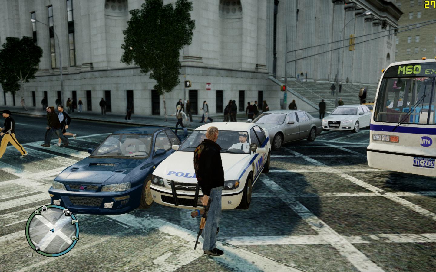 GTA 4 Extra Peds and Traffic in Star Junction Mod 