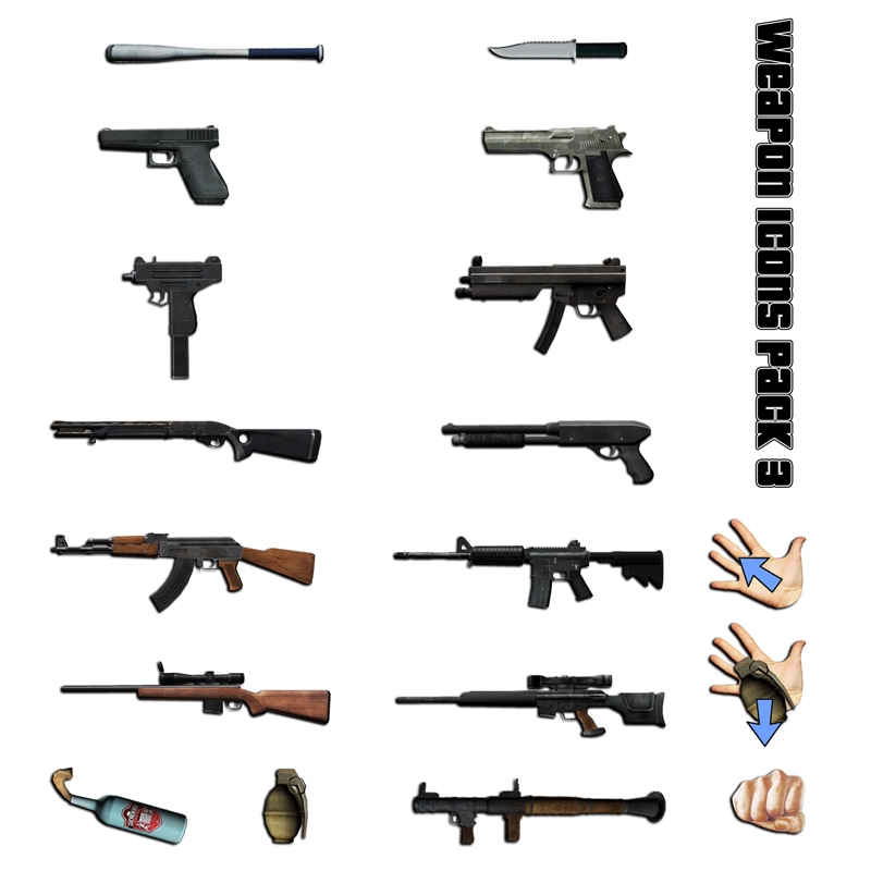 HD Weapon Icons para GTA 4