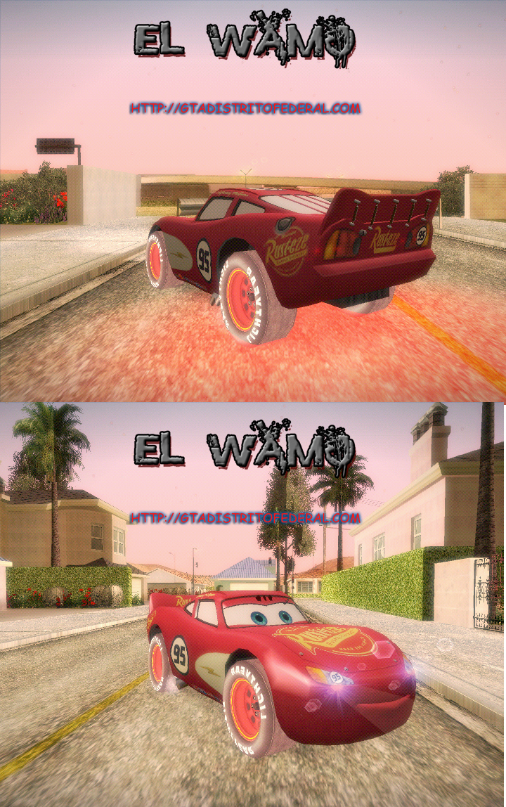 Cars 3 - McQueen para GTA San Andreas