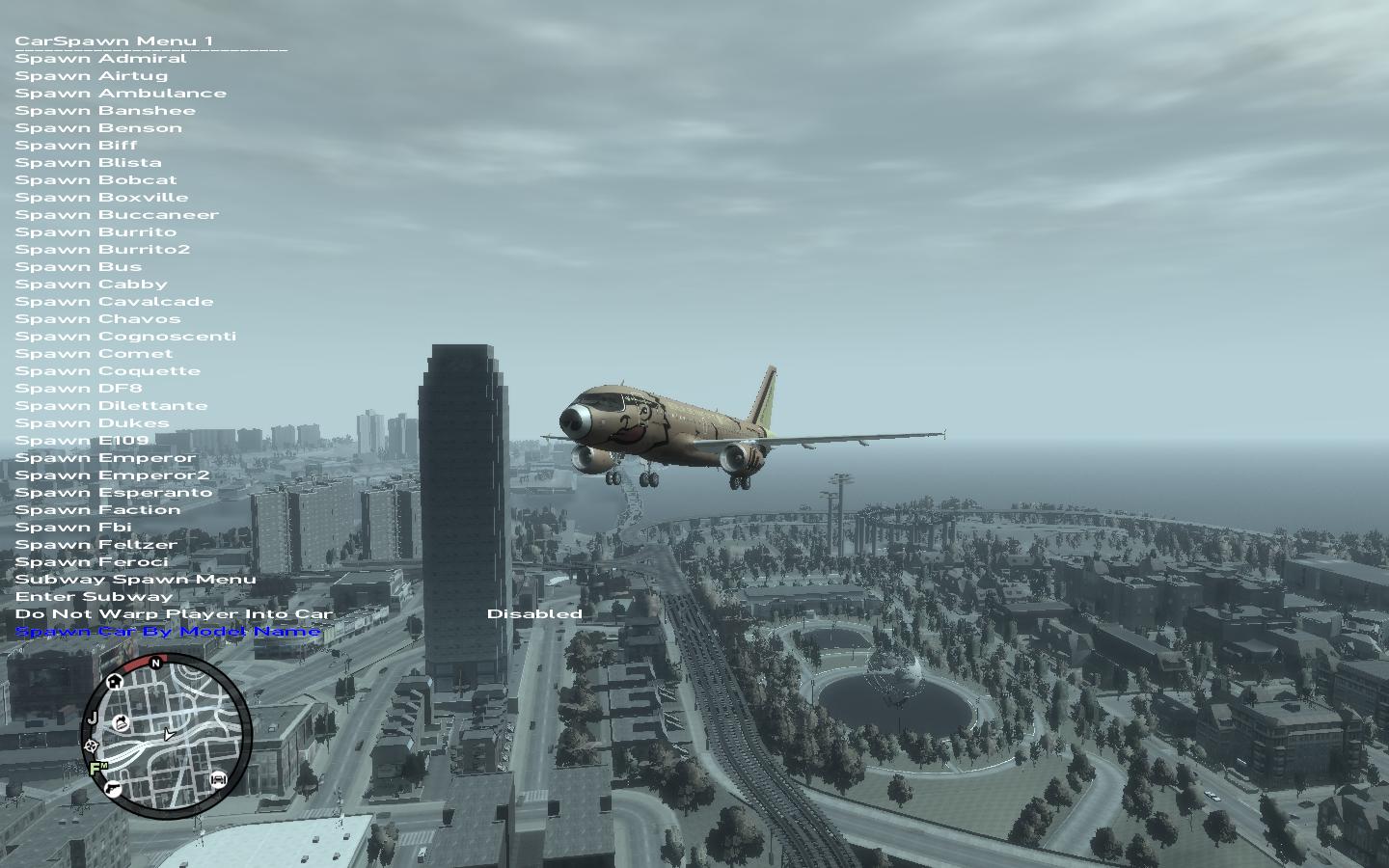 GTA 4 MOD AVIÃO A JATO