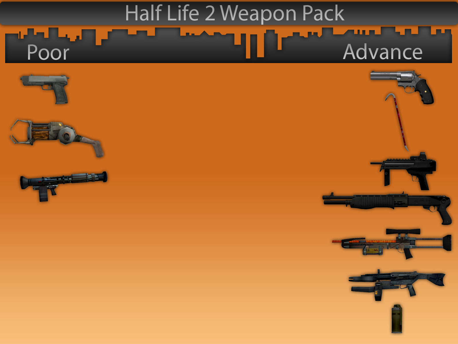 Half life gun. Half Life 2 оружие. Оружие пак халф лайф. Half Life Weapons Pack. Оружие халф лайф 2.
