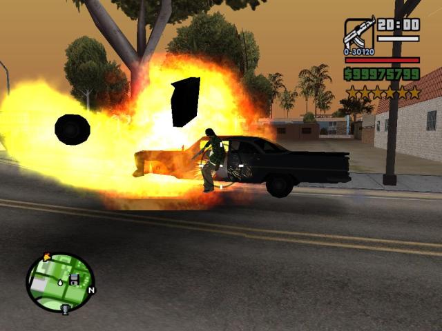 GTA San Andreas Time Stopper Mod 