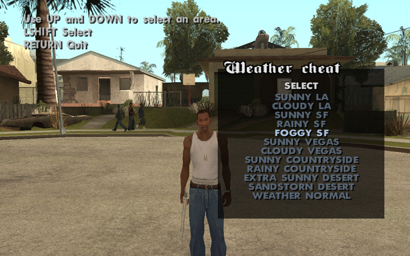 Grand Theft Auto: San Andreas - CLEO Mod Menu Collection