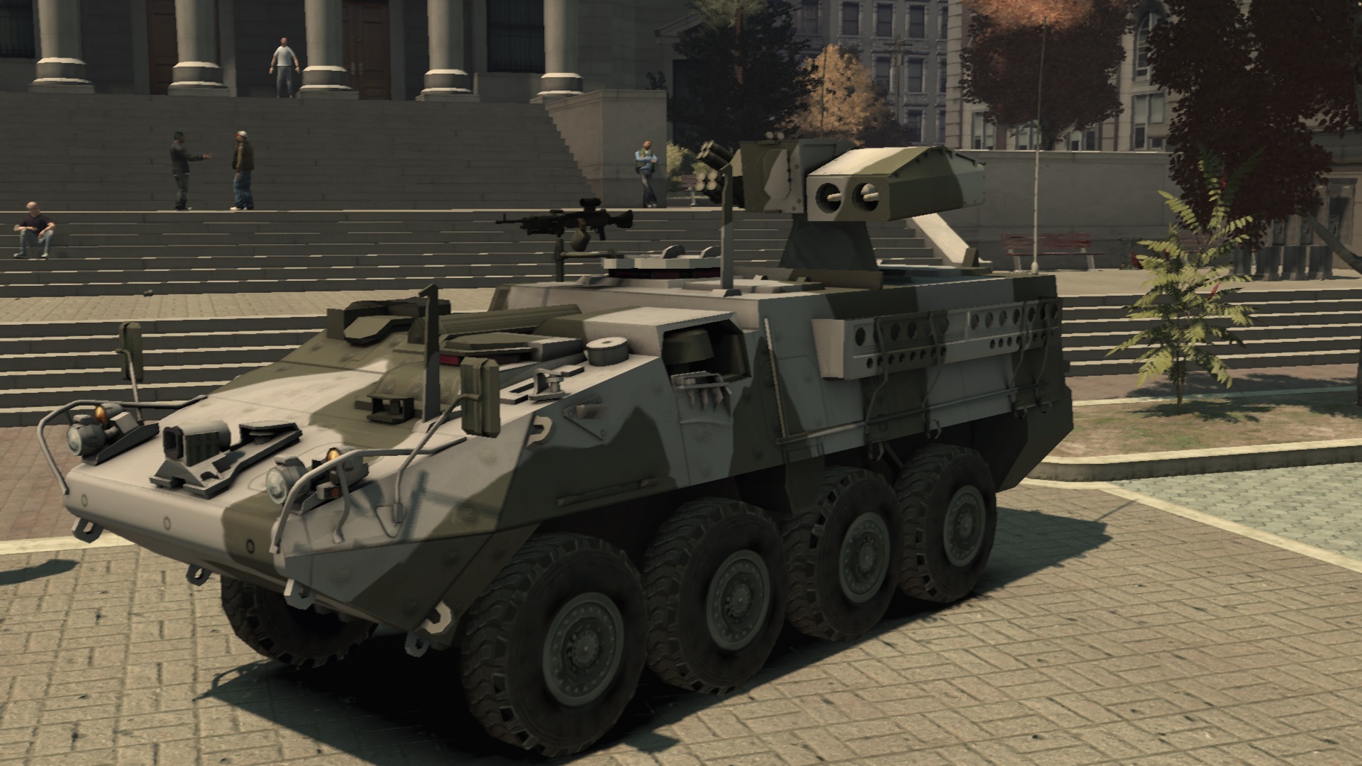 Гта 5 покупка танка. M1134 Stryker. GTA 4 БТР. M1134 ATGM. ГТА 4 танк.