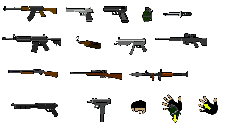 gta 4 all weapons