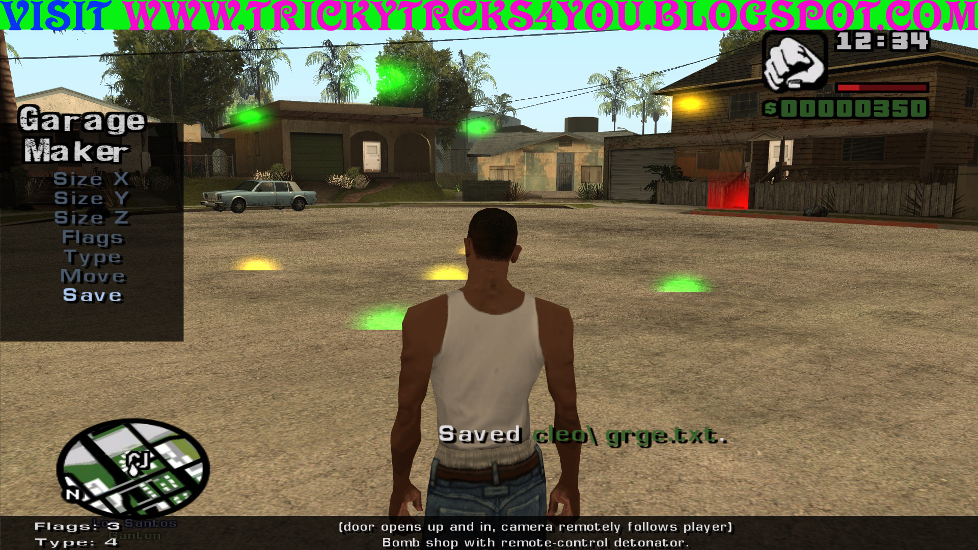 GTA SAN ANDREAS MOD SAVE ANYWHERE 