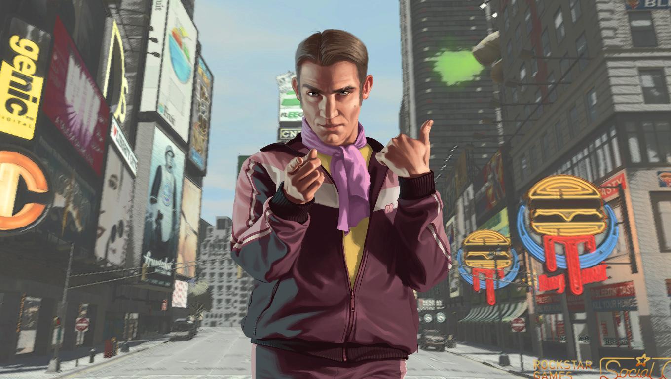 gta 4 loading screen art