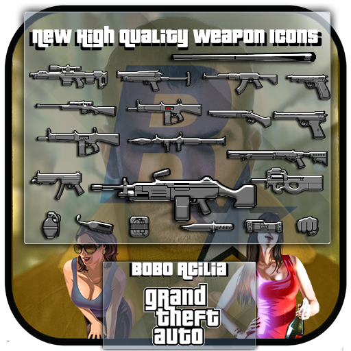 HD Weapon Icons para GTA 4