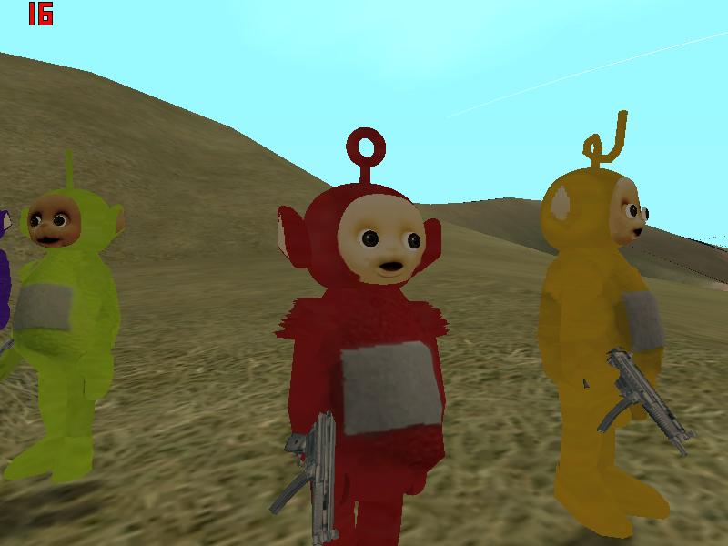 Slendytubbies 3 Tinky Winky Skin for GTA San Andreas