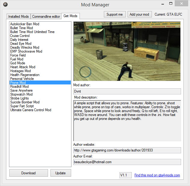  Download Area » GTA IV » Scripts Mods » Player Selector