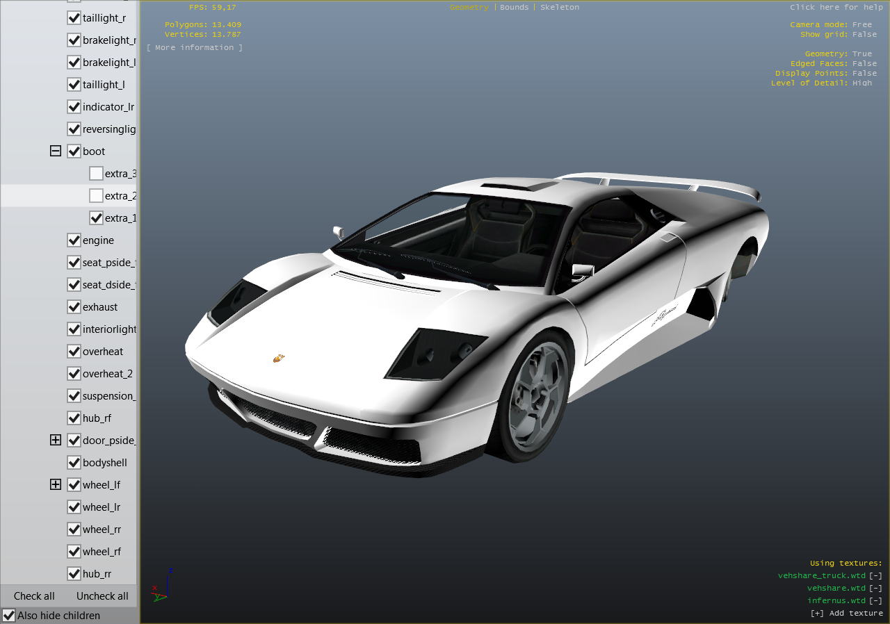 Infernus Edit - Mods GTA Leve