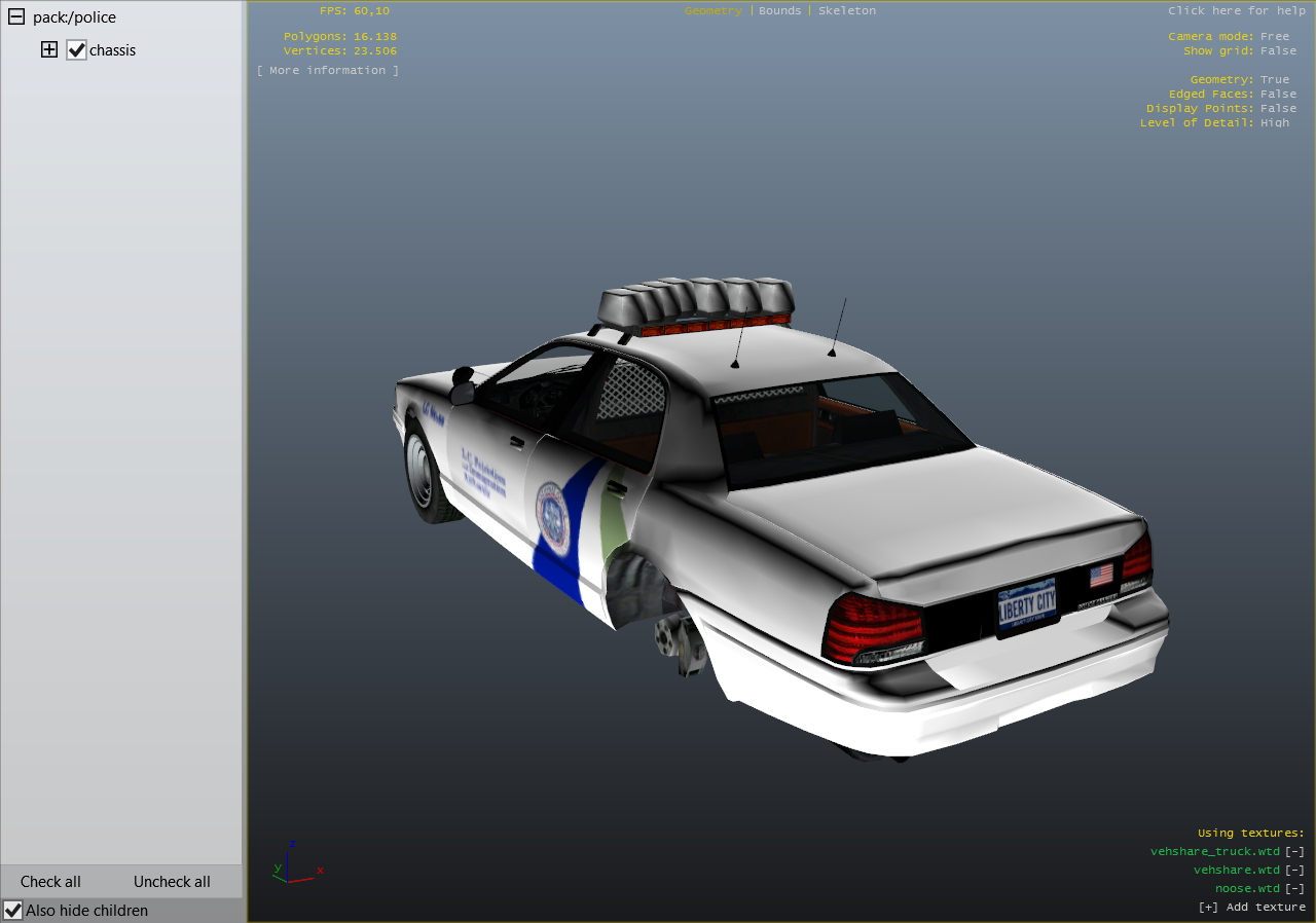 Vapid Police Cruiser GTA 4 Car Mod - BeamNG.drive