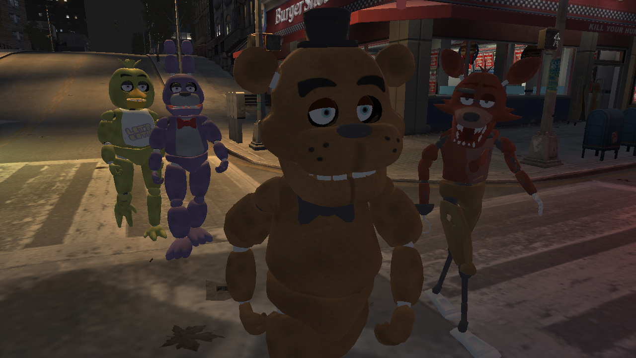 GTA 5 Mods FNAF Toy Animatronics FULL PACK - GTA 5 Mods Website