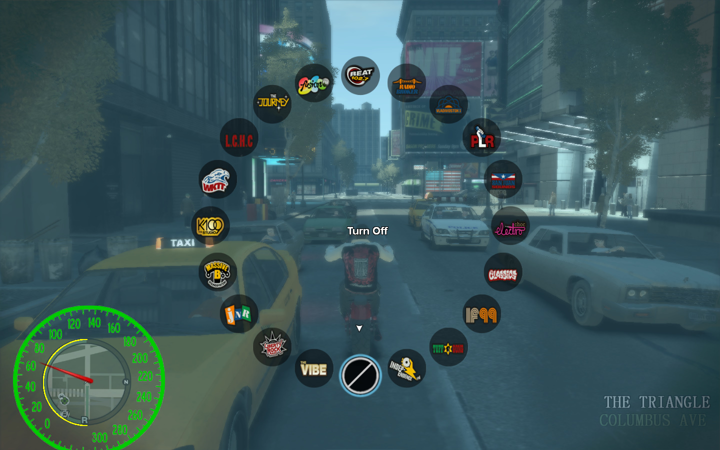 gta 4 colored radio hud
