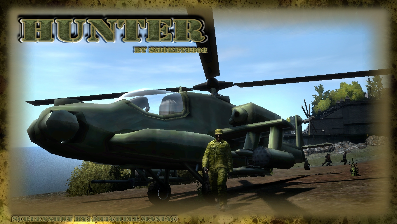 Helicópteros Hunter — substituto para o GTA San Andreas