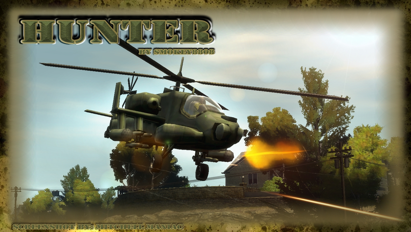 Helicópteros Hunter — substituto para o GTA San Andreas