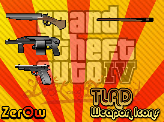 HD Weapon Icons para GTA 4