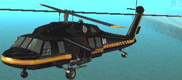 GTA IV Police Helicopter para GTA San Andreas