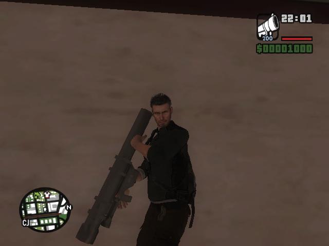 GTA San Andreas Resident Evil 5 Weapons Mod 