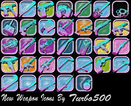 HD Weapon Icons para GTA 4