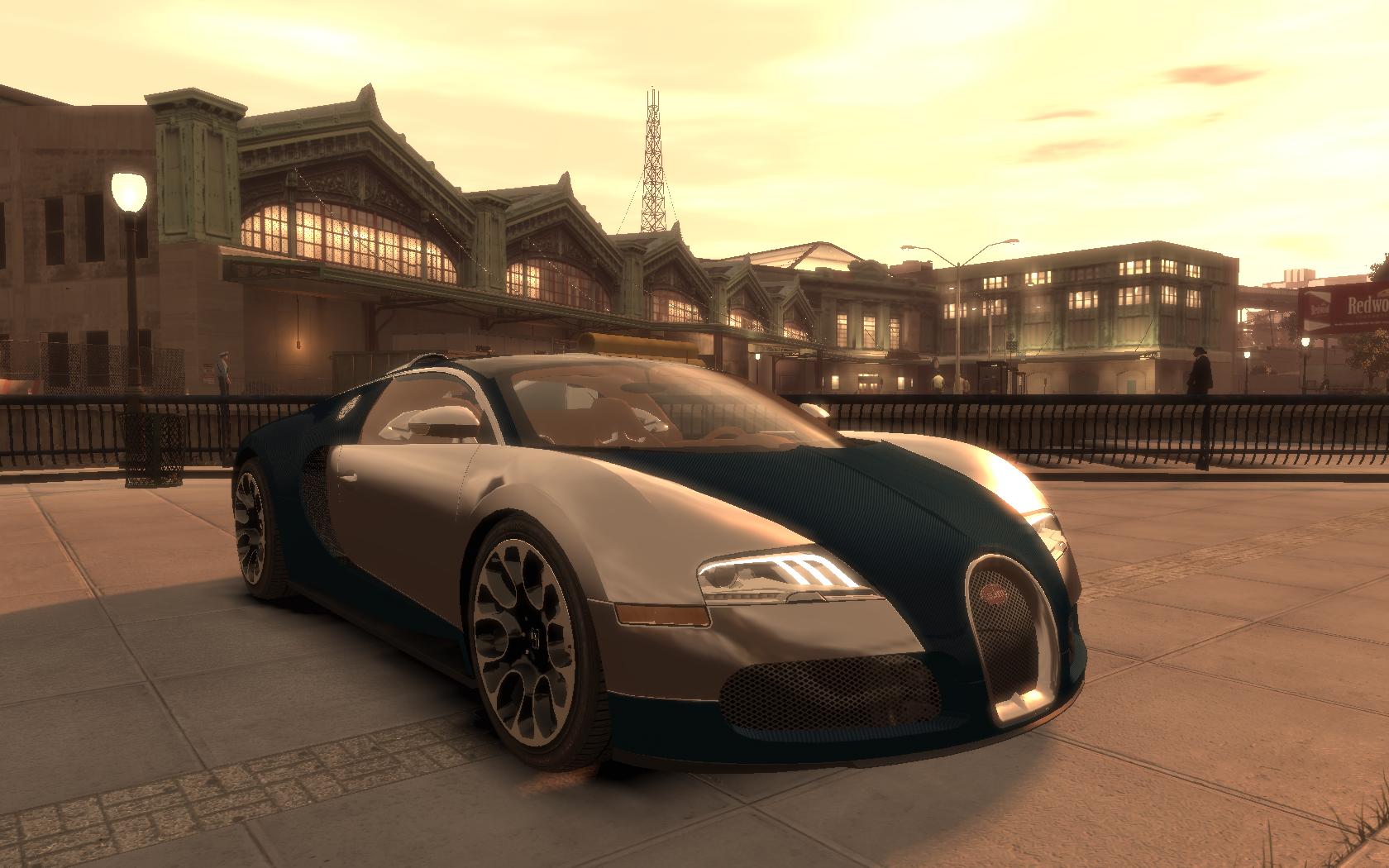 Игра гта тачки. Бугатти в ГТА 4. Bugatti Veyron Grand Sport (2009). ГТА 4 Тачки. Super gt GTA 4.