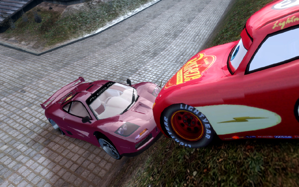 Lightning McQueen Dinoco for GTA 4