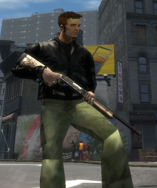 GTA 3 GTA 2 Claude Speed Player Skin Mod 